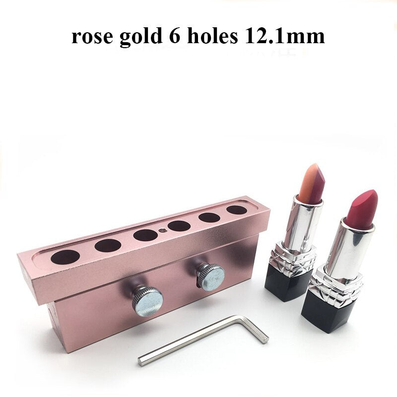 12.1mm/9.3mm/9.1mm/8mm DIY Lipstick  Aluminum Alloy Silver Mold Lip Rouge Balm Lipbalm Makeup Making Tool Fill Mould Only