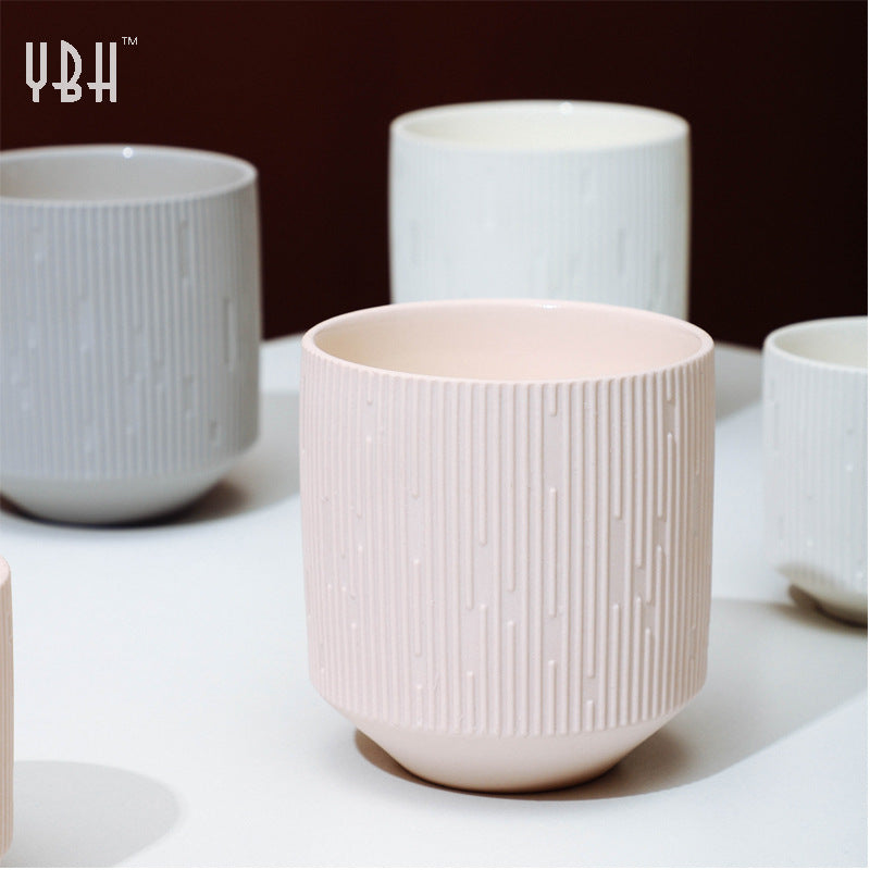 KDG DIY Candle minimalist ceramic household aromatherapy candle cup diy candle empty cup candle holder decoration soy wax container