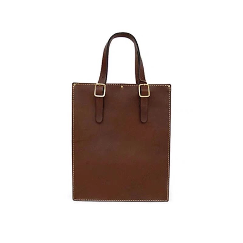 Leather goods diy square tote bag version drawing ladies large capacity handbag