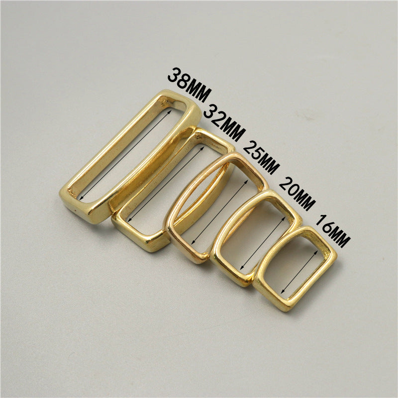 1PC Brass belt meson pure copper belt loop belt loop accessories belt fixed meson belt fixed tail clip wholesale