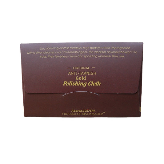 1PC Gold polishing cloth OEM/ODM Service wholesale rectangular pink double-sided logo can be set