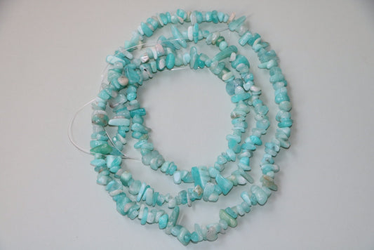 KDG DIY Jewelry Amazon Stone Amazonite Crushed Stone Necklace Bracelet