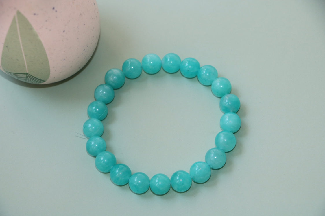 KDG DIY Jewelry Amazonite 9mm Crystal Gems Beads Round Gold Filled Matching Stone For Women Mens Wire Rings Necklace Earrings Bracelet dlx000